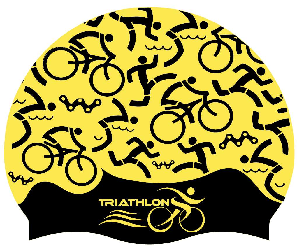 bonnet de bain personnalisé triathlon